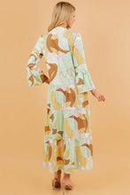 Load image into Gallery viewer, Crowned Printed Midi Dress