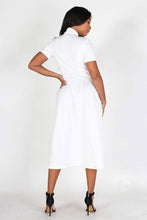 Load image into Gallery viewer, Midi Flare Dress with Necktie