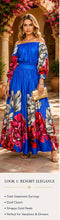 Load image into Gallery viewer, “Royal Bloom Maxi Skirt Set”