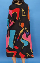 Load image into Gallery viewer, Crowned Abstract Statement Dress