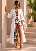 Load image into Gallery viewer, Crowned Asymmetrical Statement Dress