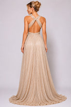 Load image into Gallery viewer, Crowned Radiance Cross-Back Gown