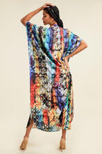 Load image into Gallery viewer, Crowned Printed Oversized Kaftan Dress