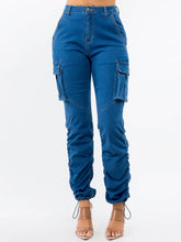 Load image into Gallery viewer, High Waist Shirred Leg Jogger
