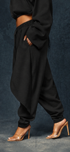 Load image into Gallery viewer, Crowned Luxe Draped Jogger Set
