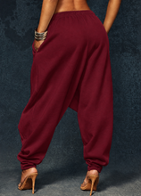 Load image into Gallery viewer, Crowned Luxe Bell-Sleeve Draped Jogger Set
