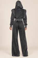 Load image into Gallery viewer, Crowned Edge Sculpted Hoodie &amp; Wide-Leg Set

