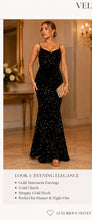 Load image into Gallery viewer, Starlight Elegance Maxi Dress
