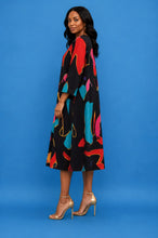 Load image into Gallery viewer, Crowned Abstract Statement Dress
