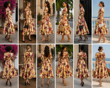 Load image into Gallery viewer, Crowned Floral Statement Shirt Dress
