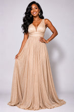 Load image into Gallery viewer, Crowned Radiance Cross-Back Gown
