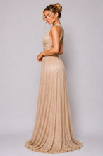 Load image into Gallery viewer, Crowned Radiance Cross-Back Gown
