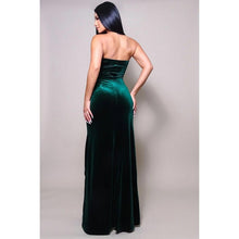 Load image into Gallery viewer, Emerald Desire Velvet Gown
