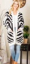 Load image into Gallery viewer, Chel's Animal Print Fuzzy Sweater
