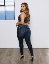 Load image into Gallery viewer, Chel's Skinny Denim W/Split

