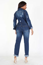 Load image into Gallery viewer, Chel's Denim Jumpsuit Blue
