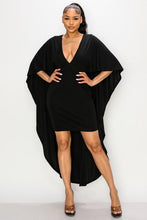 Load image into Gallery viewer, Caped Mini Dress
