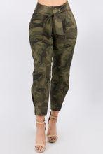 Load image into Gallery viewer, Chel's Camo Olive  Joggers

