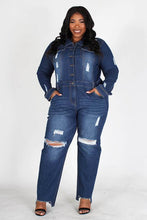 Load image into Gallery viewer, Chel's Denim Jumpsuit Plus
