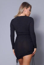 Load image into Gallery viewer, Chel's Side Ruching Midi Dress
