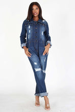 Load image into Gallery viewer, Chel's Denim Jumpsuit Blue
