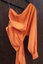 Load image into Gallery viewer, One Shoulder Long Sleeve Top
