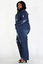 Load image into Gallery viewer, Chel's Denim Jumpsuit Plus
