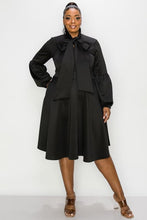 Load image into Gallery viewer, Crowned Grace Bow Midi Dress
