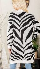 Load image into Gallery viewer, Chel's Animal Print Fuzzy Sweater
