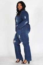 Load image into Gallery viewer, Chel's Denim Jumpsuit Plus
