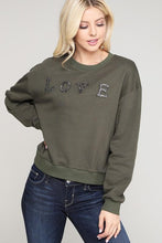 Load image into Gallery viewer, Chel's  LOVE Rhinestone Top
